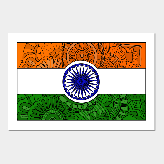 Indian flag - India - Posters and Art Prints | TeePublic